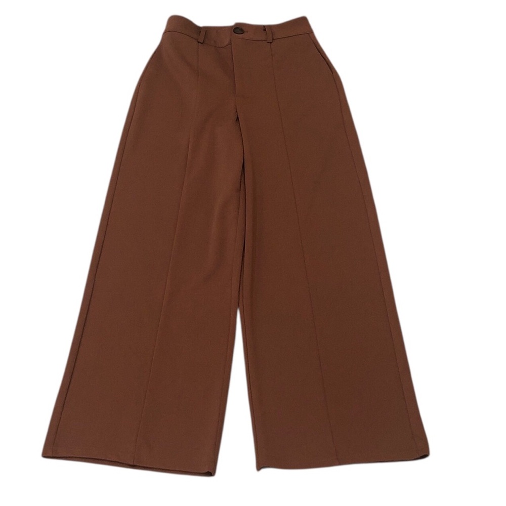 Cider Wide Leg Pants Size XS Brown